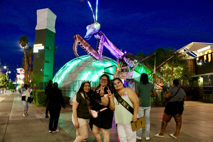 Container Park where you will witness a fire-breathing preying mantis and taste-test a Flamin Cheeto mini baguette with cheese board